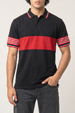 Black Contrast Color Polo