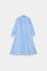 LADIES LONG DRESS WITH PLEATES