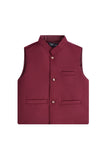 Boy's Maroon Waist Coat