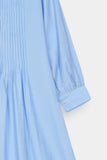 LADIES LONG DRESS WITH PLEATES