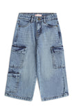 GIRLS CARGO DENIM