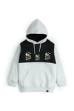 Girls Floral Fleece Hoodie