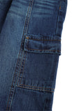 GIRLS CARGO DENIM PANT