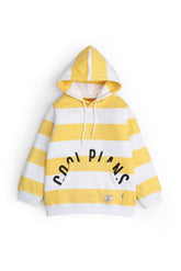 Yellow & White Hoodie