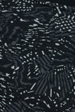 Black & Gray Abstract Pattern Crewneck Sweatshirt