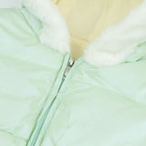 Puffer Jacket with Faux Fur Hood