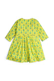 Girls Floral Button-Down Dress