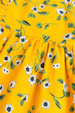 Corduroy Floral Dress