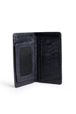 Men's Croc-Embossed Leather Wallet