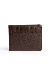 Men's Croc-Embossed Leather Bifold Wallet