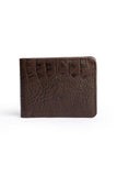 Men's Croc-Embossed Leather Bifold Wallet