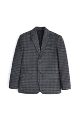 Boys Heritage Check Tailored Coat