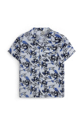 Boys' Floral Camp Collar Shirt