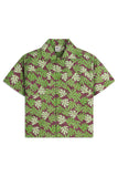 Boys' Tropical Monstera Leaf Shirt