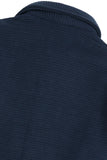 Navy Blue Quilted Shacket