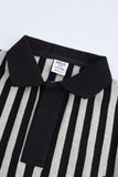 Boys' Vertical Stripe Boxy Polo