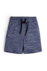 Boys' Slate Blue Marled Shorts