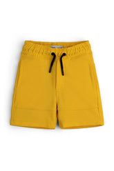 Boys' Honey Yellow Waffle Shorts