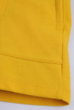 Boys' Honey Yellow Waffle Shorts
