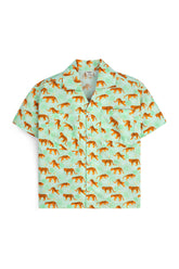 Boys' Leopard Print Casual Shirt