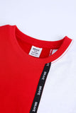 Boys' Contrast Colorblock Boxy Fit Tee