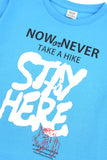 Boys' Stay Here Slogan Boxy Tee