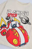 Boys' Racing Stitch Space Boxy Tee