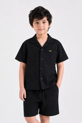 BOYS BUTTON DOWN SHIRT - BL