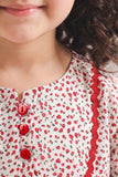 GIRLS FLORAL TOP - RD