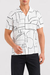 Men’s Digital Print Casual Shirt