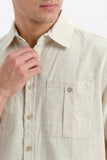 MEN CROPPED FIT SHIRT