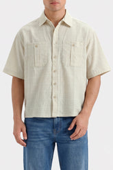 MEN CROPPED FIT SHIRT