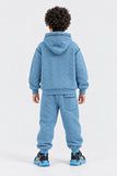JACQUARD BOXY FIT HOODIE