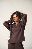 Ribbed Quarter-Zip CO-ORD Set