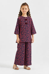 khaddar Co-ord Shirt & Skirt Set