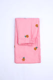 Girls' Pink Floral Embroidered Eastern Set