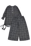 Girls’ Monochrome Abstract Print Co-Ord Set