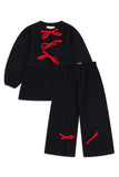 Girls’ Black Co-Ord Set