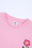 Girls' Ruffled Floral Tee