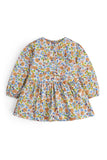 Girls' Multi-Floral Peplum Top