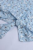 Girls' Floral Tie-Front Shirt