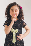 Girls' Elegance Gold-Flecked Lace