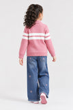 GIRLS MOCK NECK SWEATER