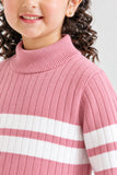GIRLS MOCK NECK SWEATER
