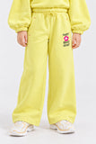 EMBROIDERED WIDE LEG TROUSER