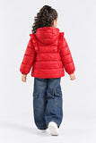 RUFFLE PUFFER JACKET