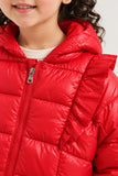 RUFFLE PUFFER JACKET