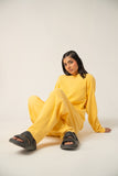 Yellow Ribbed CO-ORD SET