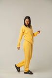 Yellow Ribbed CO-ORD SET