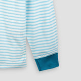 Striped Henley Knit T-Shirt